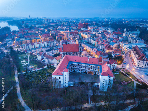 Panorama of Brzeg