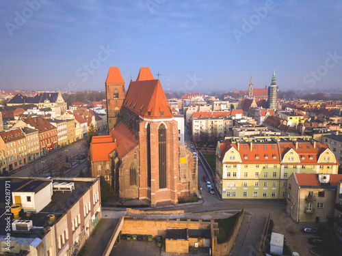 Wallpaper Mural Architecture of Gdansk at night Torontodigital.ca