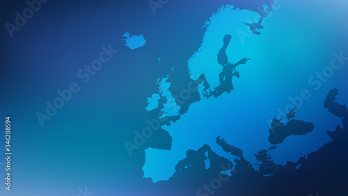 Europe / european map illustration