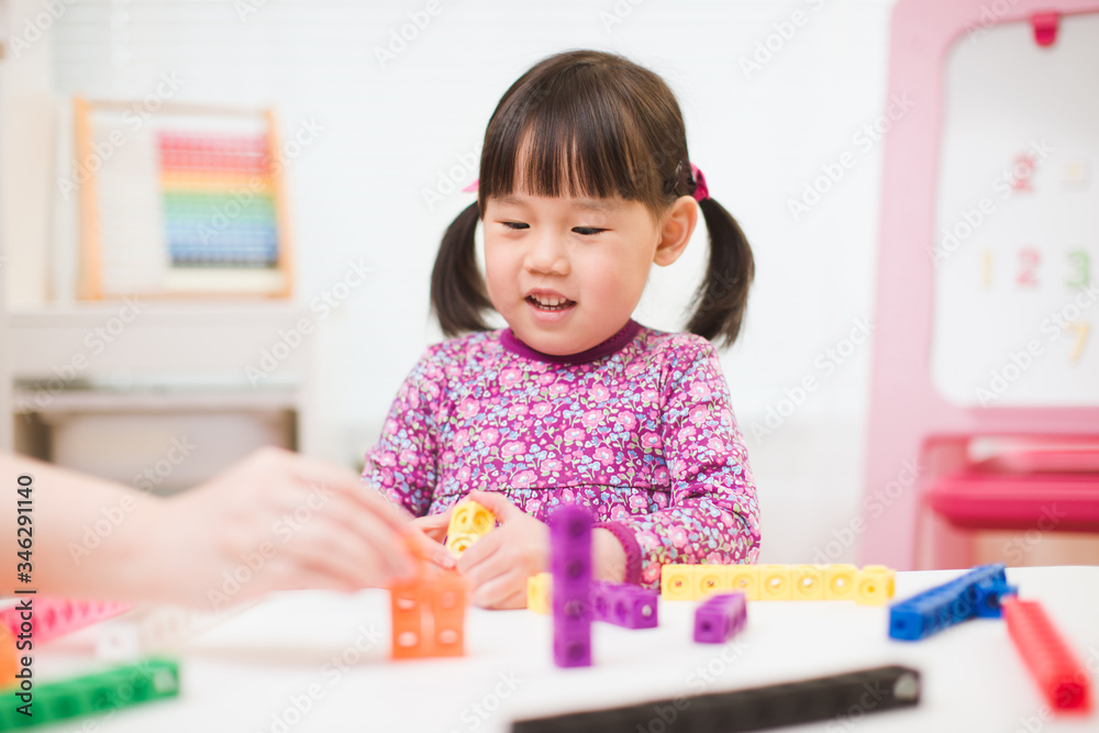 toddler girl play number blocks for homeschooling toddler girl play number blocks for homeschooling