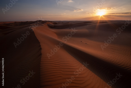 Sharqiya desert sand dunes   Oman