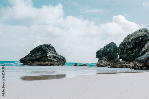 tropical beach in Bermuda
