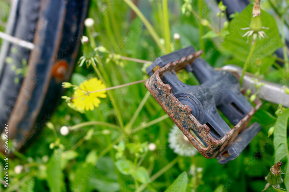 Fototapeta premium old rusty bicycle