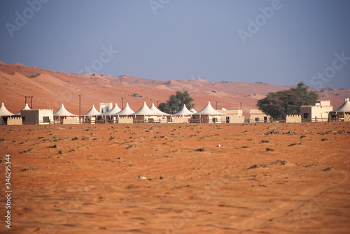 Tents resort in Sharqiya desert, Oman