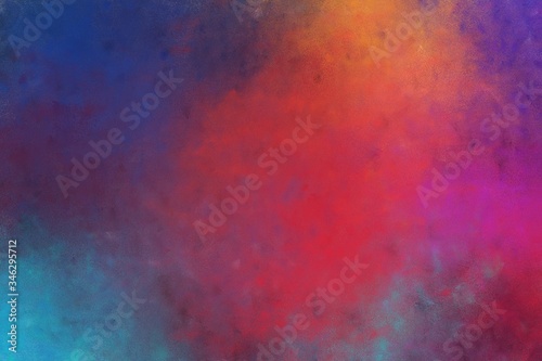 beautiful vintage abstract painted background with dark moderate pink, dark slate blue and moderate red colors. can be used as poster or background