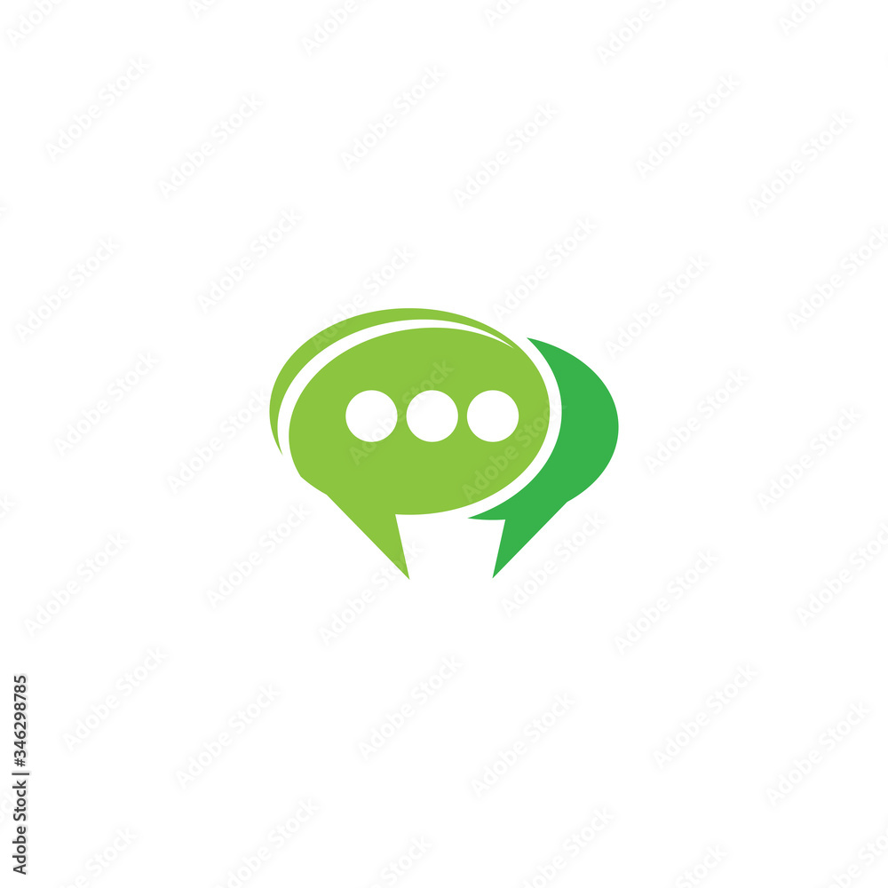 Chat Logo Template vector symbol Chat Logo Template vector symbol