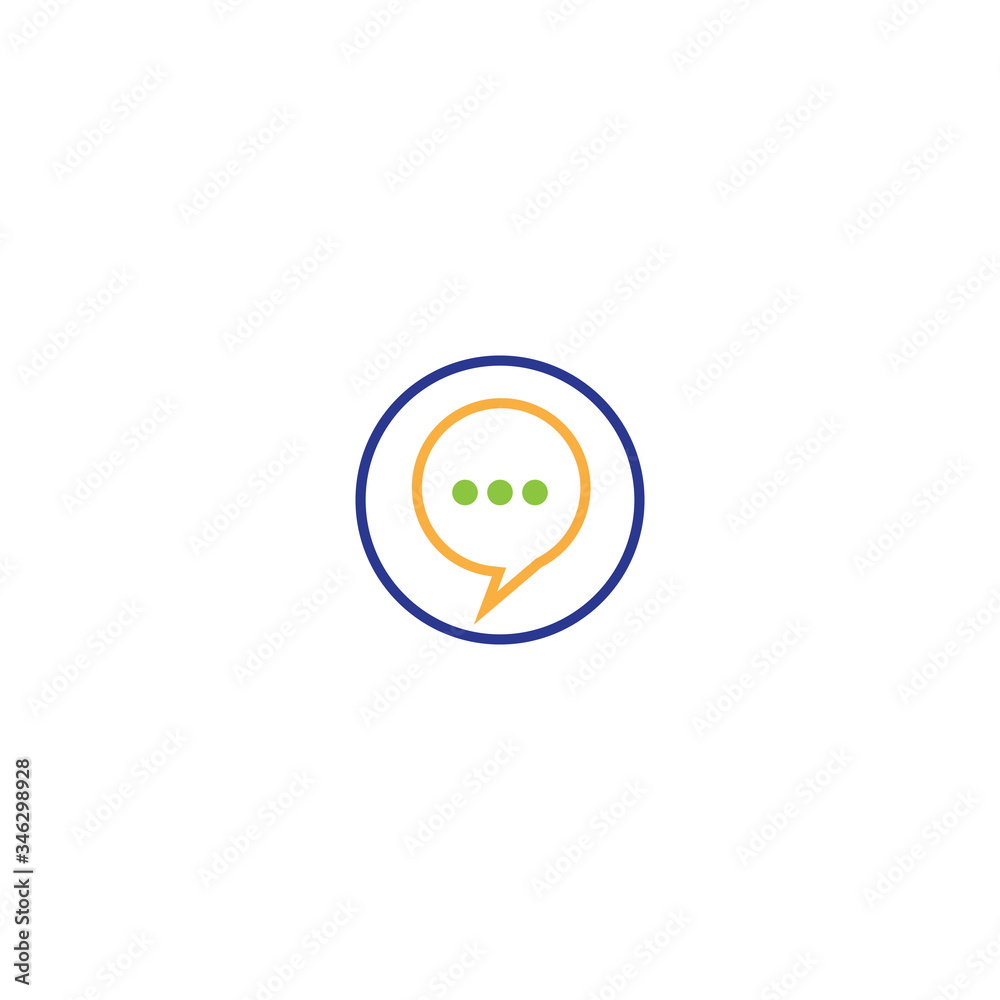 Chat Logo Template vector symbol Chat Logo Template vector symbol