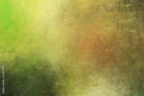 beautiful vintage abstract painted background with peru, pastel brown and dark olive green colors. can be used as poster or background