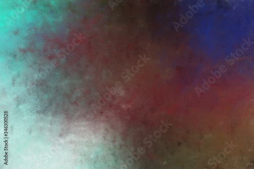 beautiful abstract painting background texture with old mauve, medium aqua marine and light gray colors. can be used as poster or background