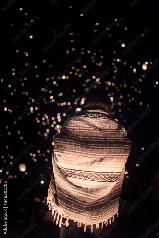 view of lanterns