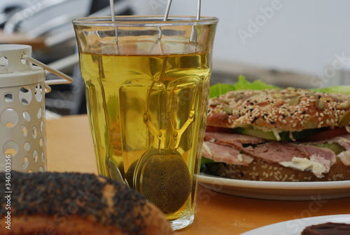 Teatime in the garden photo