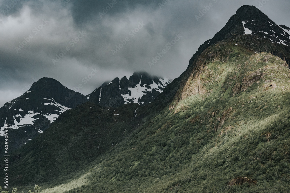 mountain landscape in the morning