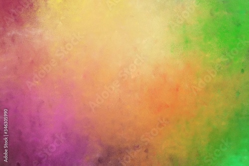 beautiful abstract painting background texture with dark khaki, dark salmon and lime green colors. can be used as poster or background