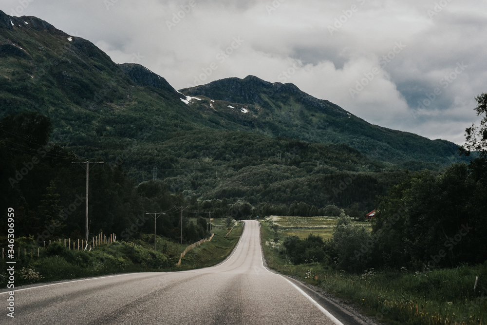 road in mountains