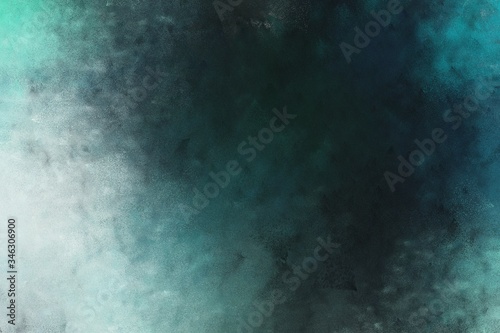 beautiful abstract painting background texture with very dark blue  pastel blue and medium aqua marine colors. can be used as poster or background