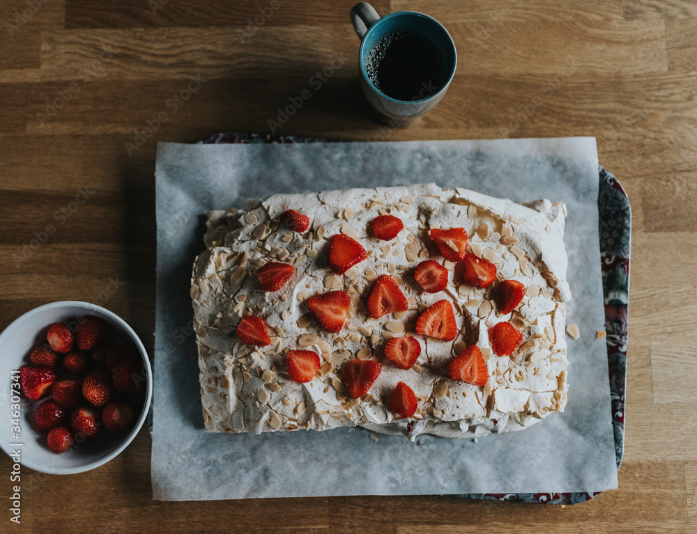 homemade strawberry pie