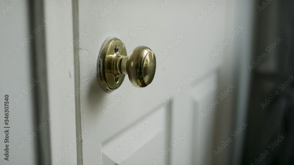 Doorknob disinfecting and sterilizing. Safety for pandemic and virus. Health and safety. Shot on RED camera in 4k. Doorknob disinfecting and sterilizing. Safety for pandemic and virus. Health and safety. Shot on RED camera in 4k.