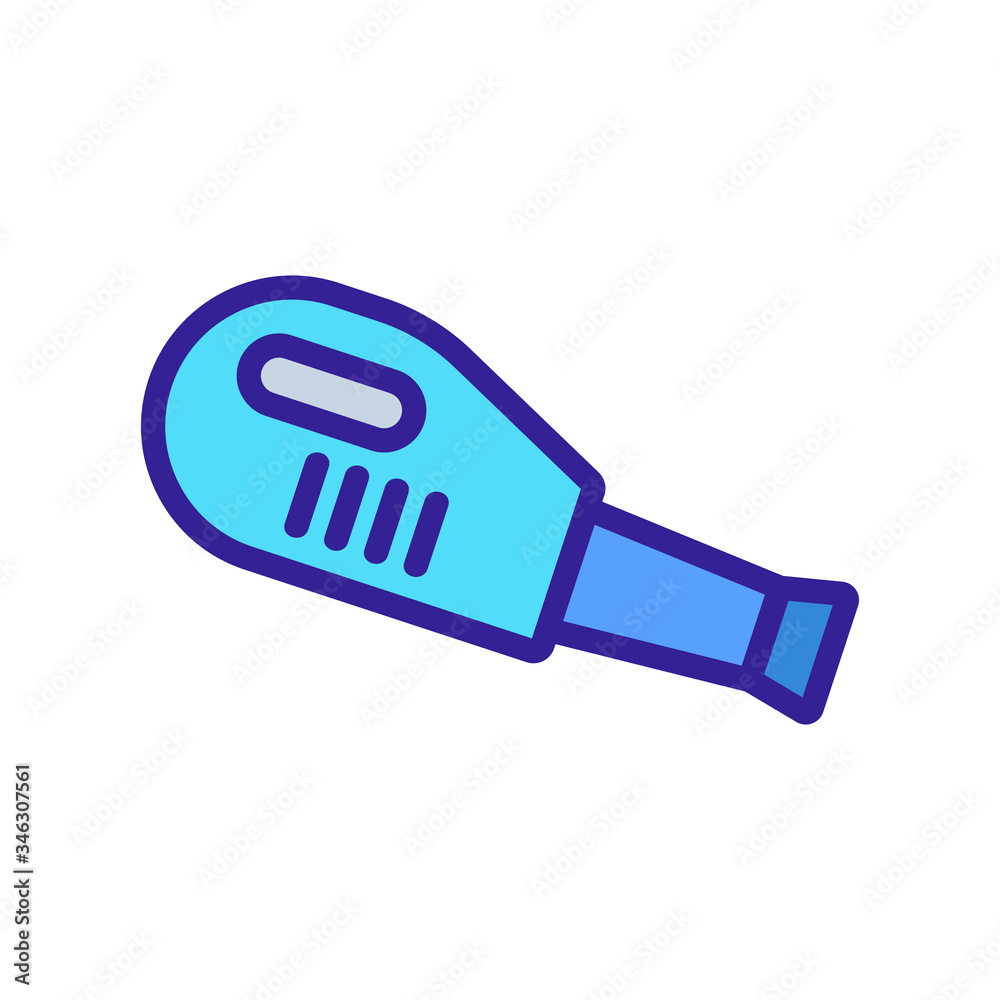 gasoline manual blower for home icon vector. gasoline manual blower for home sign. color symbol illustration gasoline manual blower for home icon vector. gasoline manual blower for home sign. color symbol illustration