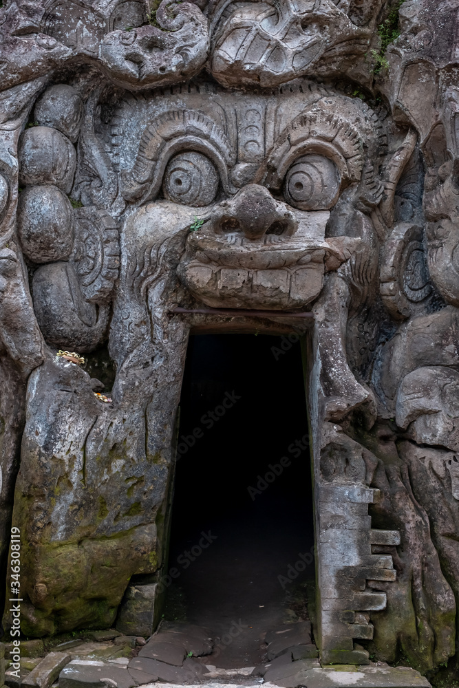 Fototapeta premium Goa Gajah Temple and Elephant Cave