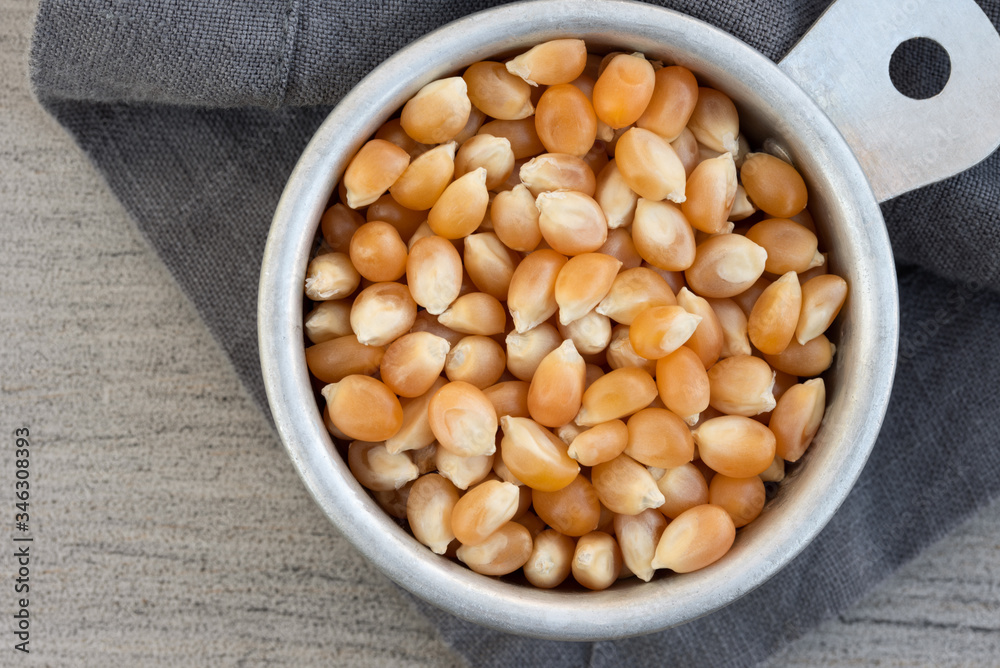 Popcorn Kernels in a Measuring Cup Popcorn Kernels in a Measuring Cup
