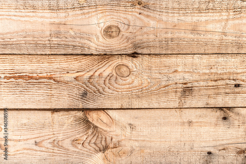 Old timber planks. Wood material, texture. Wooden board pattern, grunge fence. Natural background.