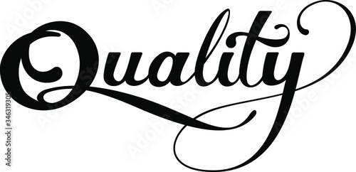 Quality - custom calligraphy text