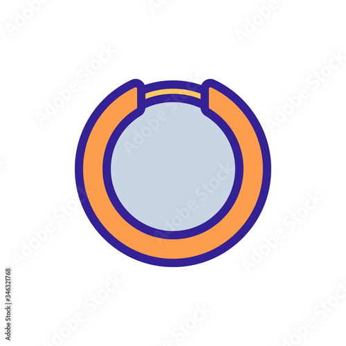 hand bracelet icon vector. hand bracelet sign. color symbol illustration