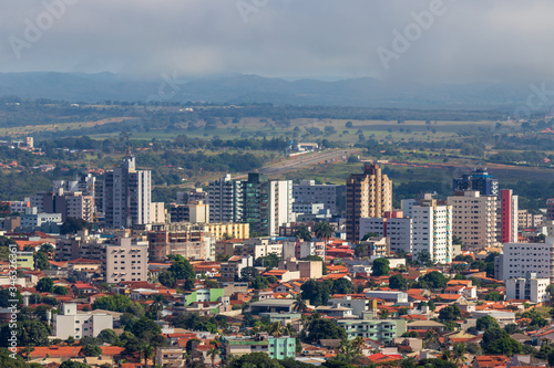 Vista parcial da cidade de Una   em Minas Gerais  Brasil.