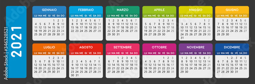 italian 2021 calendar