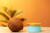 Natural organic coconut cream for skin care