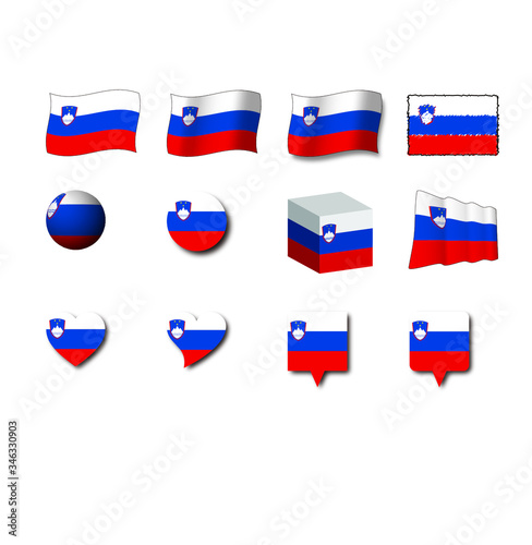 デザインスロベニア国旗 | Design Flag of Slovenia