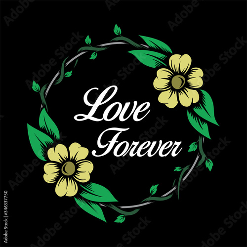 Wonderful flower floral illustration vector photo