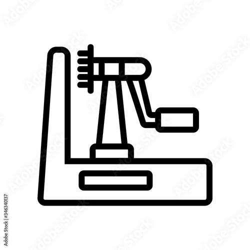 integrated meat grinder in food processor icon vector. integrated meat grinder in food processor sign. isolated contour symbol illustration