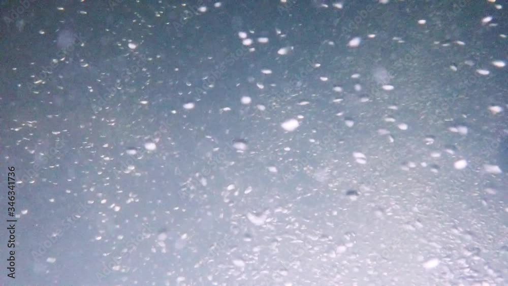 Stunning air bubbles in a rushing clear river. Stunning air bubbles in a rushing clear river.