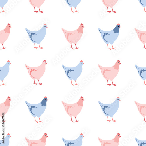 Cute Cartoon Hen, Chicken