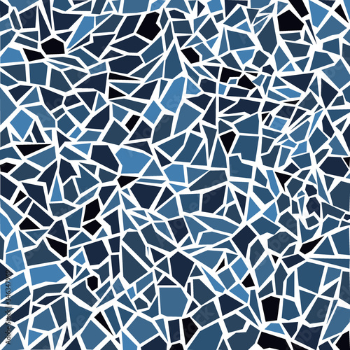 Terrazzo flooring vector pattern. Modern vector illustration for fabric print, wrapping paper, flooring. Classic venetian terrazzo style of floor of natural stone, granite, quartz.