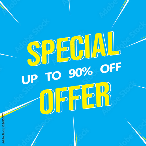 Up To 90% Sale Discount Vector Design