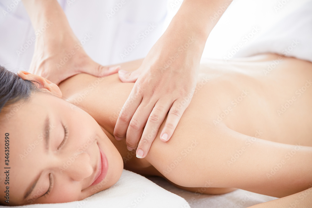 Body care. Spa body massage treatment. Concept spa.