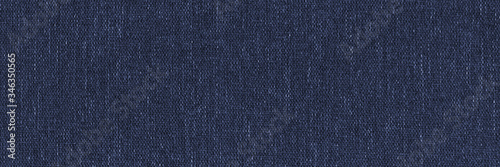 Valokuvatapetti Dark blue denim background, detailed and high resolution fabric texture