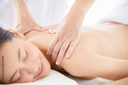 Body care. Spa body massage treatment. Concept spa.
