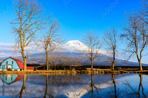 ふもとっぱらキャンプ場からの富士山
