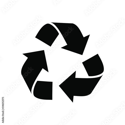 recycle logo vector illustration