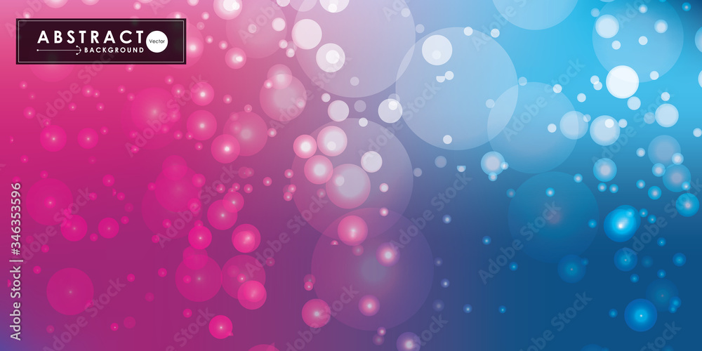 Abstract bokeh light colors background