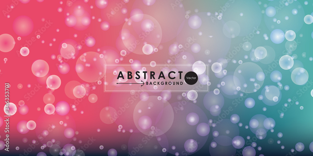 Abstract bokeh light colors background