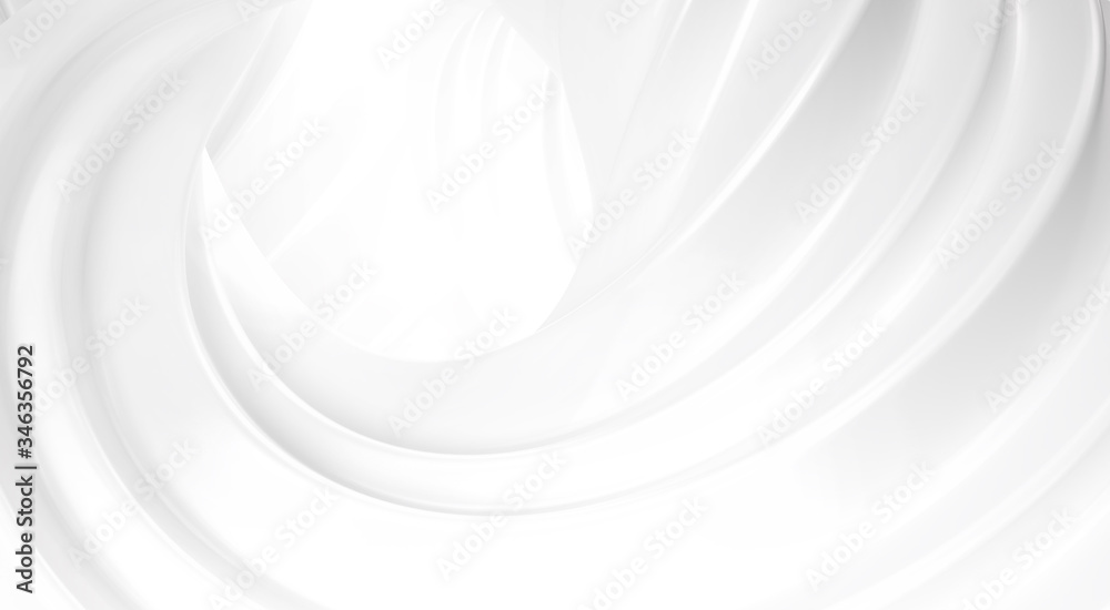 abstract white background 3d rendering