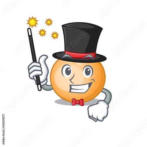 An attractive Magician of staphylocuccus aureus cartoon design