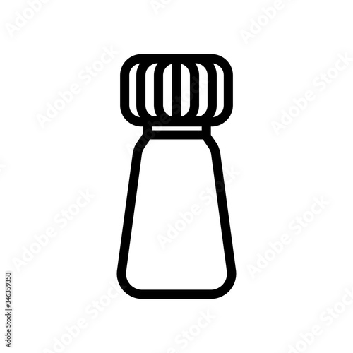 seasoning chopper icon vector. seasoning chopper sign. isolated contour symbol illustration