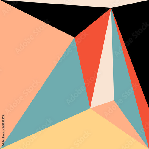 Abstract colourful pattern geometric backgrounds vector design