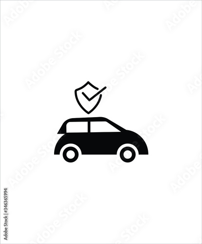 car insurance icon,vector best flat icon.