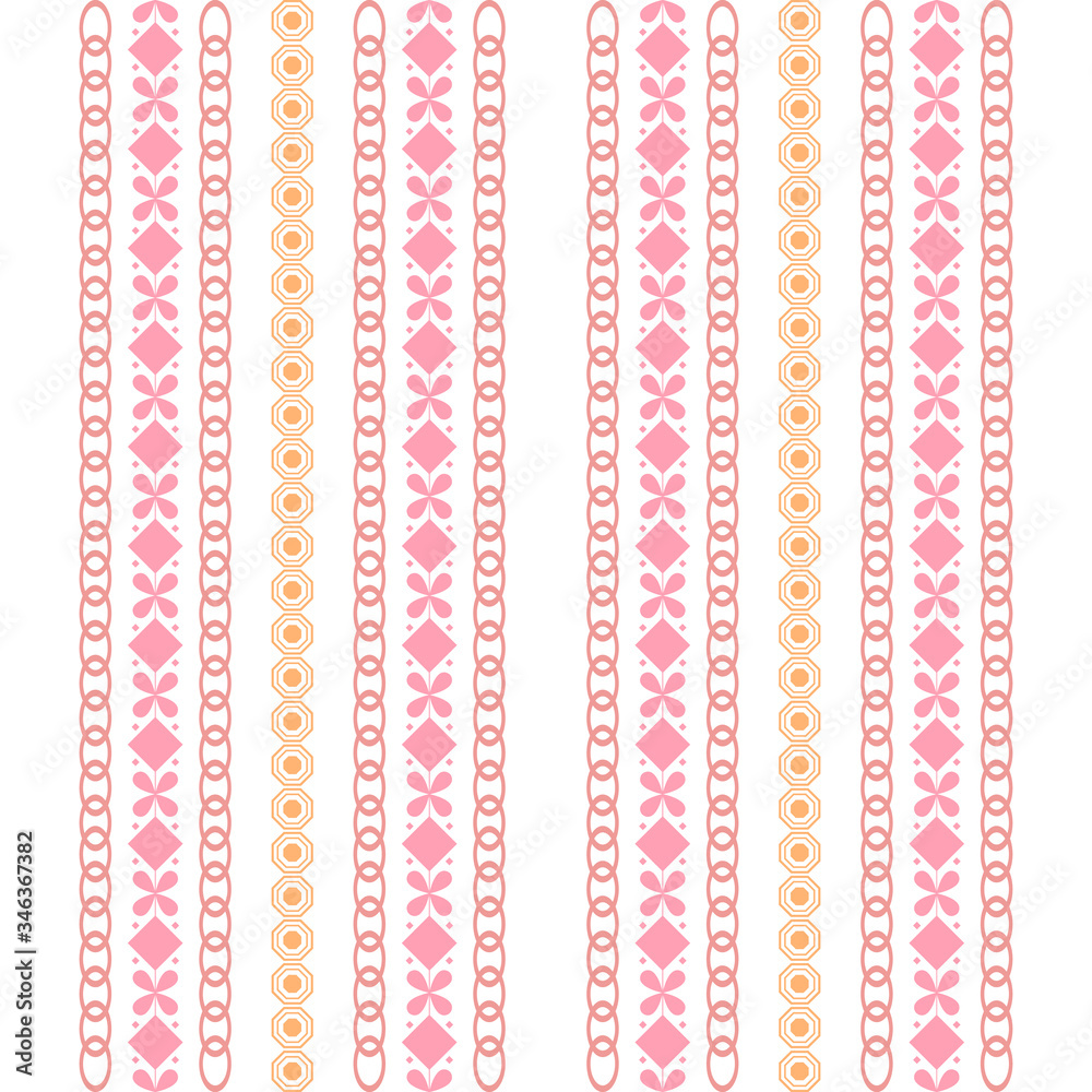 Seamless Abstract pattern on embroidery design for home wall decor. Seamless Abstract pattern on embroidery design for home wall decor.